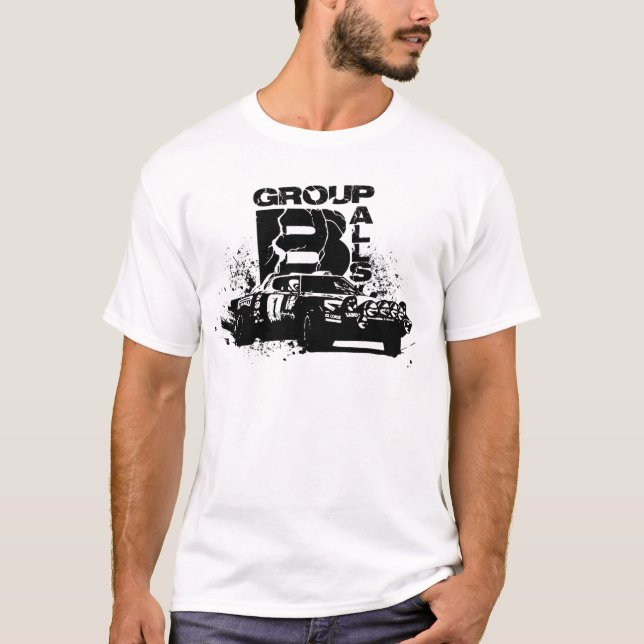 Camiseta Do "T retro da reunião grupo B" (Frente)