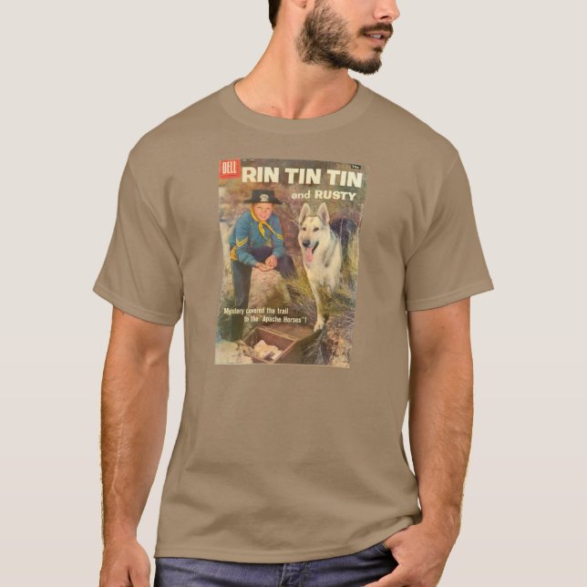 Camiseta Do t-shirt de Rin TinTin cobrir 1958 de banda (Frente)