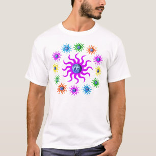 Camiseta Do "t-shirt dos símbolos do SOL do SOL SOL"