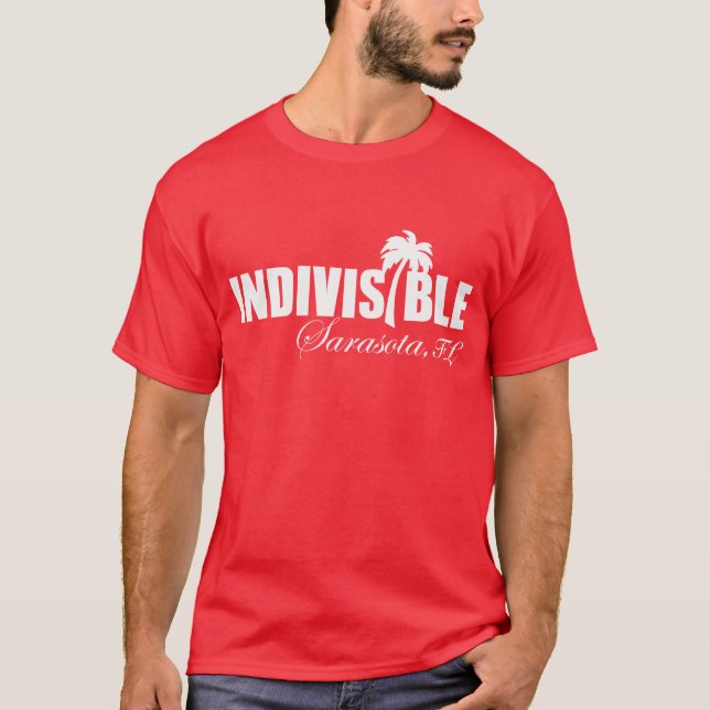 Camiseta Do t-shirt indivisível dos homens de SARASOTA (Frente)