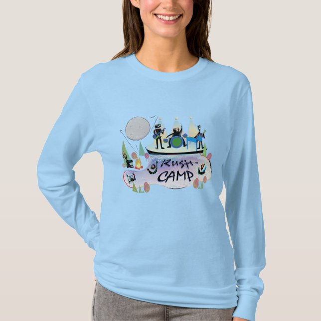 Camiseta Do t-shirt longo básico da Capa das mulheres Lt (Frente)