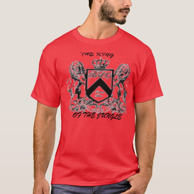 CAMISETA DO "T-SHIRT VERMELHO REI SELVA ", GRANDE (Frente)