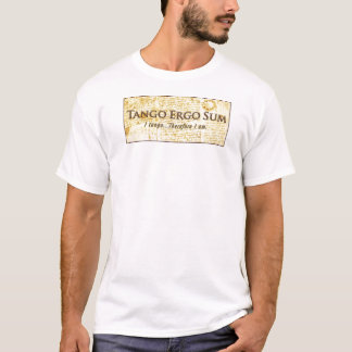 Camiseta Do tango t-shirt da soma por conseguinte