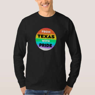 Camiseta Do Texas com Orgulho LGBTQ Dizendo Citações LGBT P