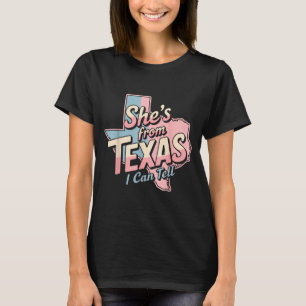 Camiseta Do texas posso dizer retro vintage garota do texas