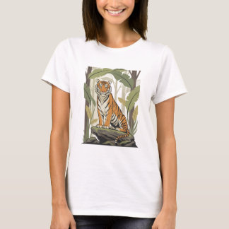 Camiseta do Tigre-de-bengala Real