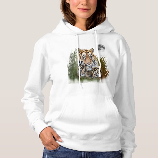 Camiseta do tigre e filhotes (Frente)