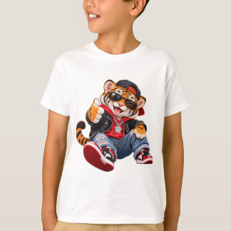 Camiseta do Tigre Maneiro de Hip Hop | Tigre Engra