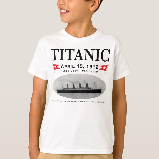 Camiseta do Titanic Ghost Ship Kid (Frente)