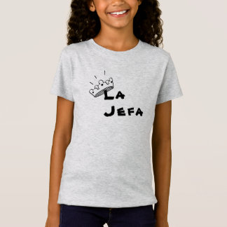 Camiseta Do "Tshirt da menina de Jefa La"