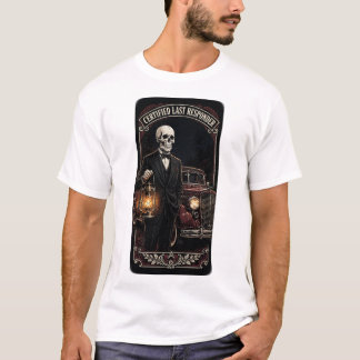 Camiseta do Último Respondedor Caveira — Serviço F