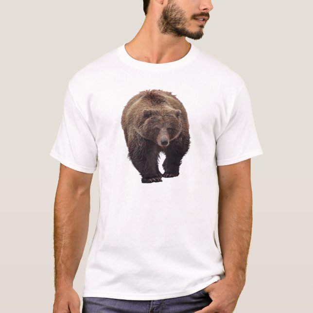 Camiseta do Urso Cinzento (Frente)