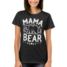 Camiseta do Urso da Mamãe - Urso Negrito e Bonito