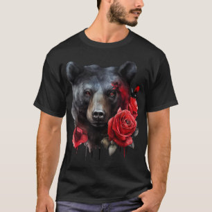 Camiseta do Urso de Aquarela