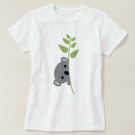Camiseta do Urso de Peeking Koala