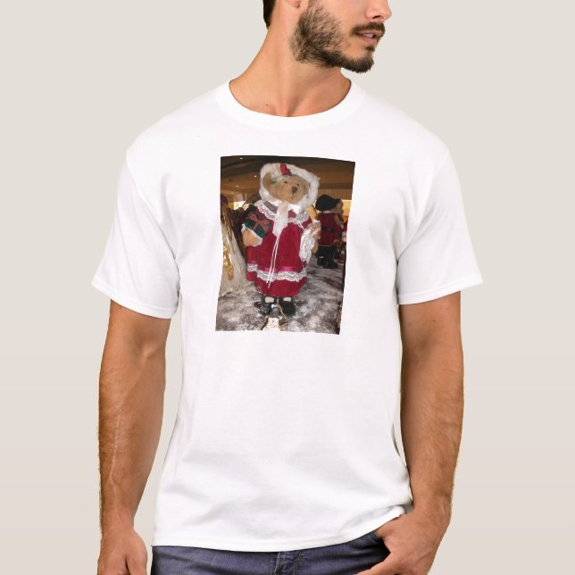 Camiseta do Urso de Teddy de Natal (Frente)