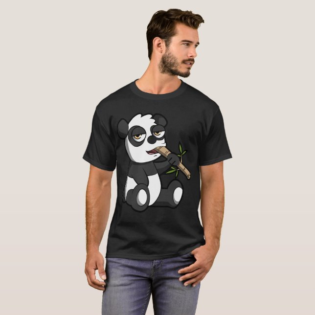 Camiseta do Urso Panda Fofo (Frente Completa)
