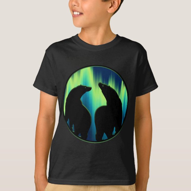 Camiseta do Urso Polar Bear Kid da Camisa do Urso  (Frente)