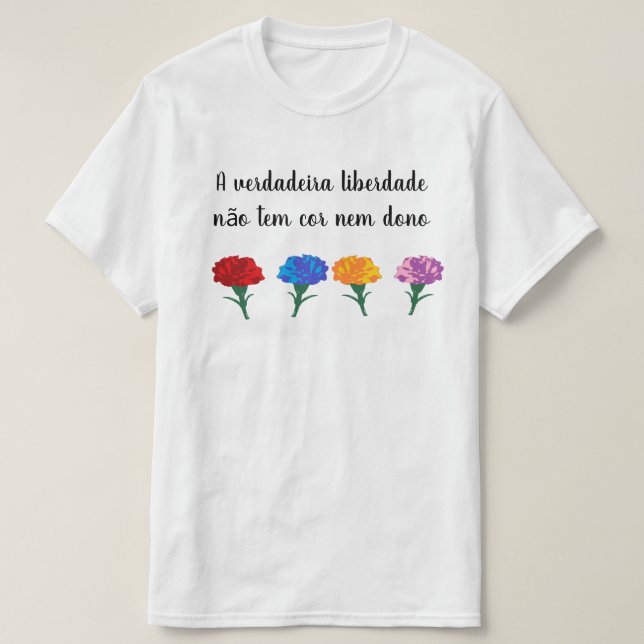 Camiseta Do verdadeira do liberdade do não do tem do núcleo (Frente do Design)