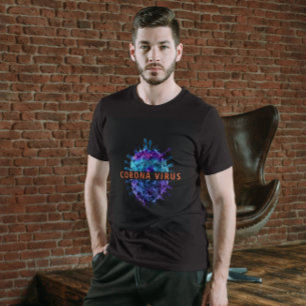 Camiseta do vírus Corona
