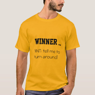 CAMISETA DO "WHINER VENCEDOR NÃO "