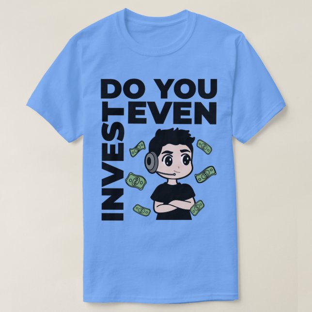 Camiseta Do You Even Invest Bro Stonks Value 1 (Frente do Design)