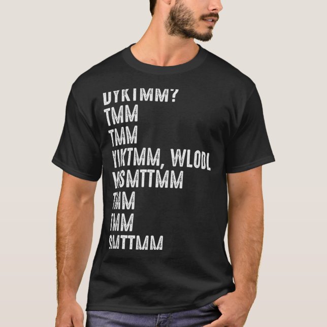 Camiseta Do You Know The Muffin Man Dyktmm Funny Quote  (Frente)