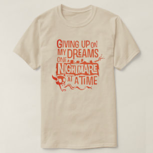 Camiseta doação acima em meus sonhos