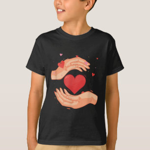 Camiseta Doação de gentileza Voluntária com Caridade do Cor
