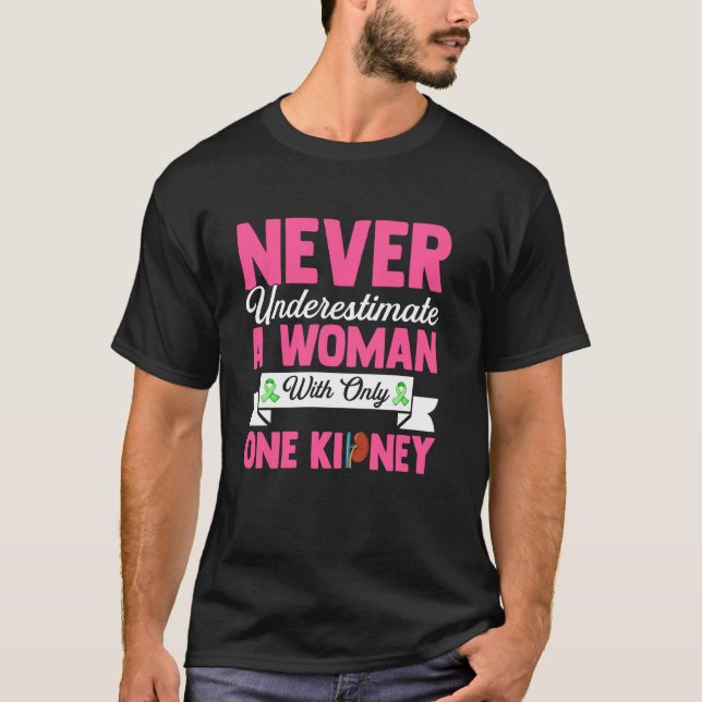 Camiseta Doação De Órgãos De Transplante Renal Citando Mulh (Frente)