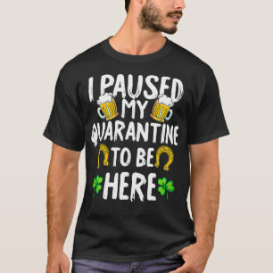 Camiseta Doações irlandesas do Funny Dia de São Patrício Qu