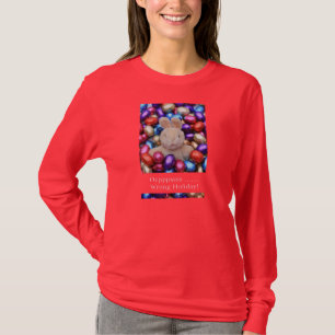 Camiseta Doador Bunny Wrong Holiday Ugly X-mas