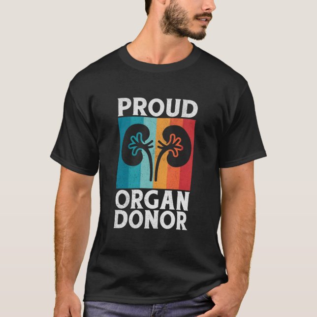 Camiseta Doador de Órgão Orgulhoso (Frente)