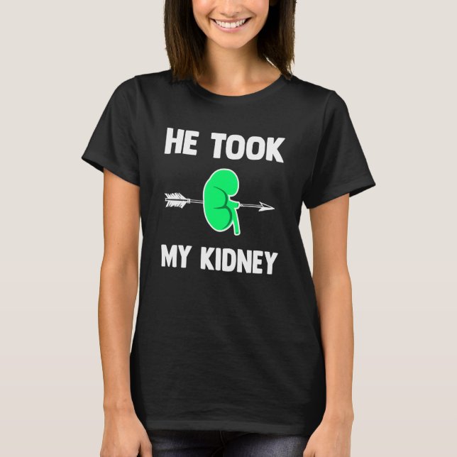 Camiseta Doador De Órgãos - Ele Pegou Minha Doação De Órgão (Frente)