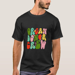 Camiseta Doador de Órgãos Retro Doador de Tripulação de Nat