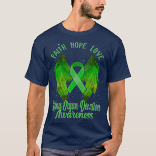 Camiseta Doador de Órgãos Vivos Dador de Sensibilização