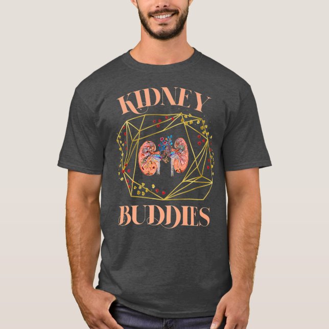 Camiseta Doador de Rins Transplante Enfermeiro Diálise Técn (Frente)