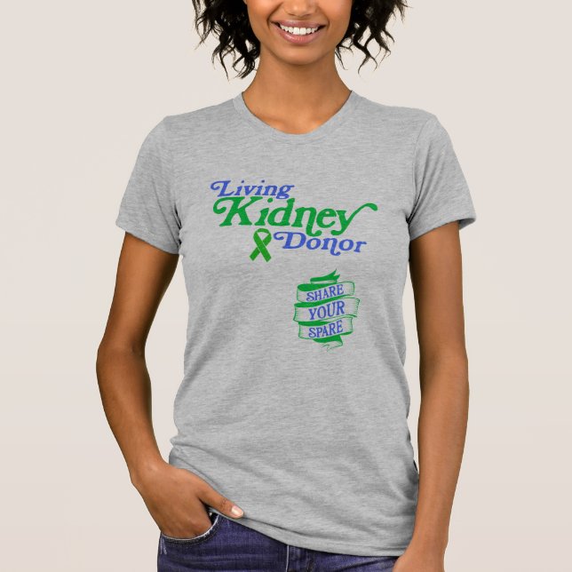 Camiseta Doador de Rins Vivos e Compartilhe sua Vintagem So (Frente)