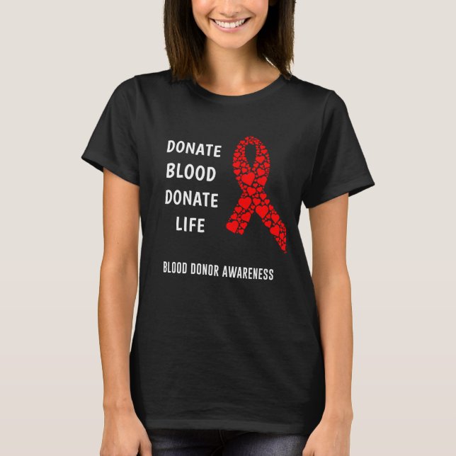 Camiseta Doador de Sangue (Frente)