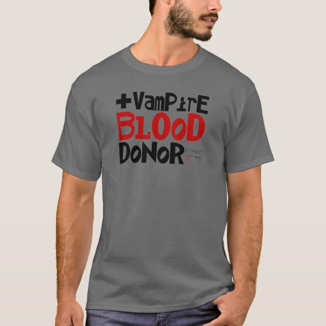 Camiseta Doador de sangue do vampiro (Frente)