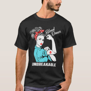 Camiseta Doador de Sangue Sensibilização para a Dádiva d