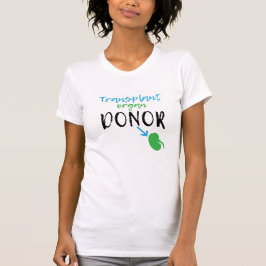 Camiseta Doador de transplante renal