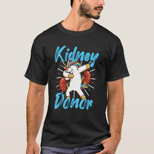 Camiseta Doador de Transplante Renal Recuperação de Cirurgi (Frente)