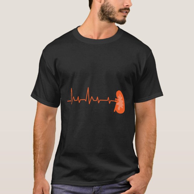 Camiseta Doador - Ekg Doença Renal Orgânica (Frente)