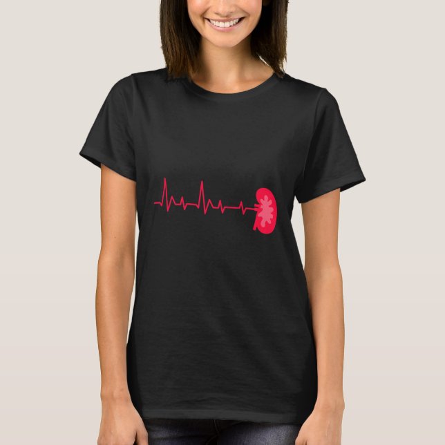 Camiseta Doador - Ekg Frequência Cardíaca (Frente)