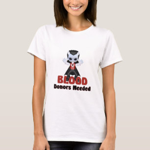 Camiseta Doadores De Sangue De Vampiro Precisavam De Piada