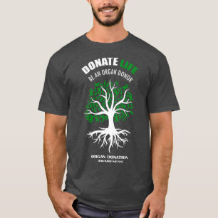 Camiseta Doar A Vida Seja Um Doador De Órgãos