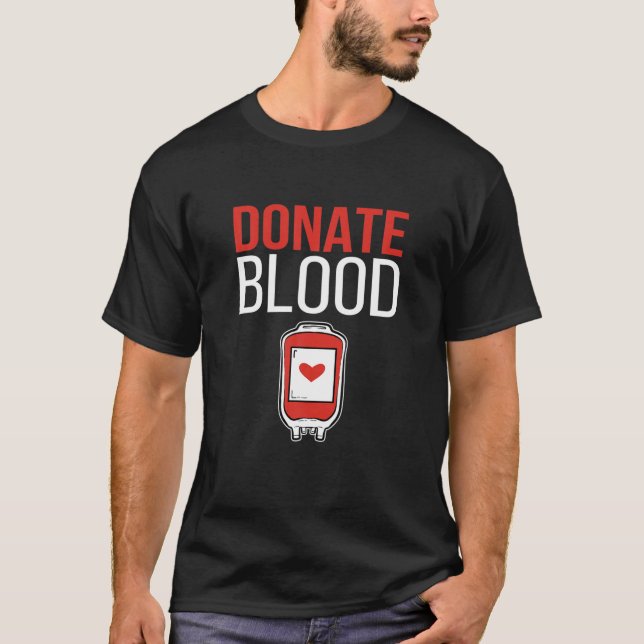 Camiseta Doar Doador De Sangue Doador Dia Phlebotomy Kit Do (Frente)