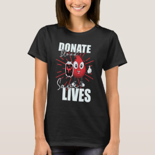 Camiseta Doar Sangue Salvar Vidas Vidas Economizador de Vid