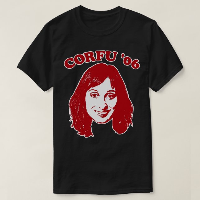 Camiseta Dobby Peep Show Corfu (Frente do Design)